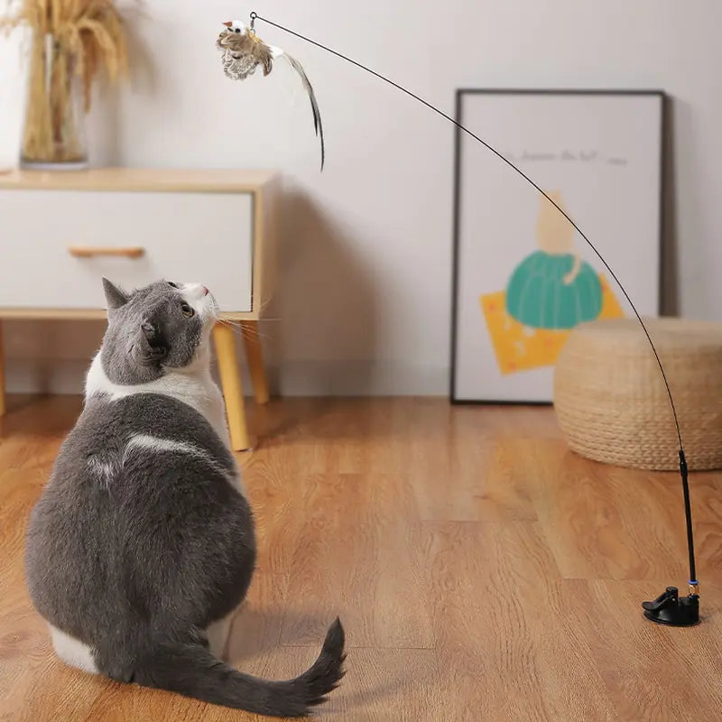 Simulation Bird Interactive Cat Toy