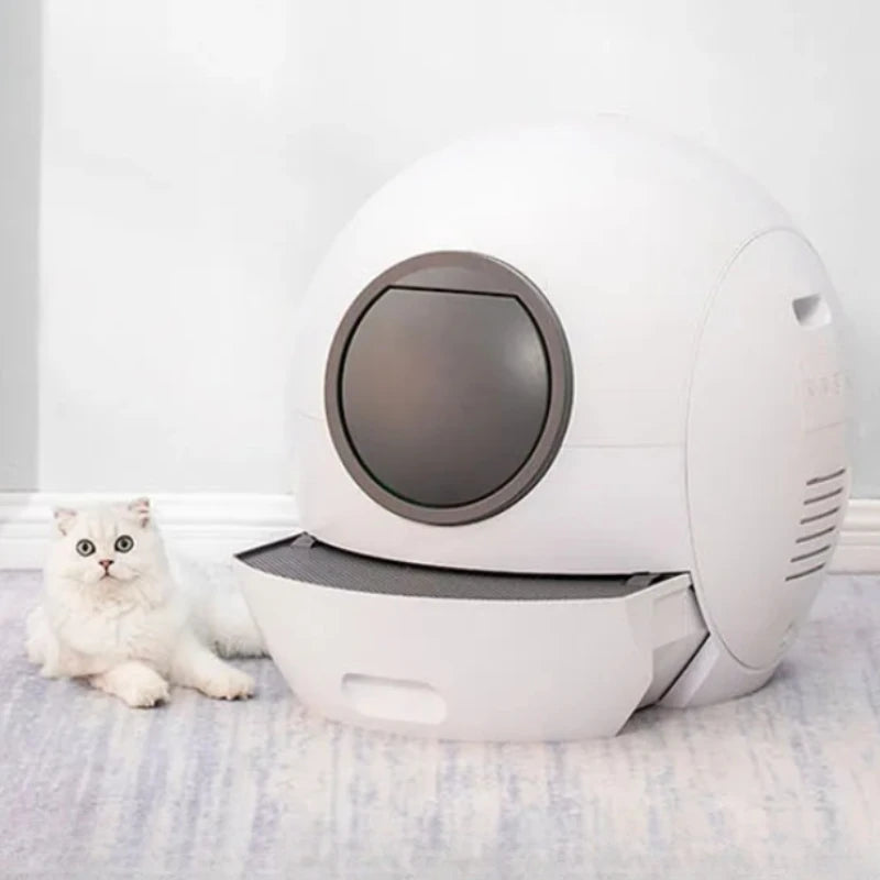 Smart Cat Litter Box Large Tray Self-cleaning Cats Toilet Automatic Closed Sandboxes Electronic Smart Litter for Cat Pet Product