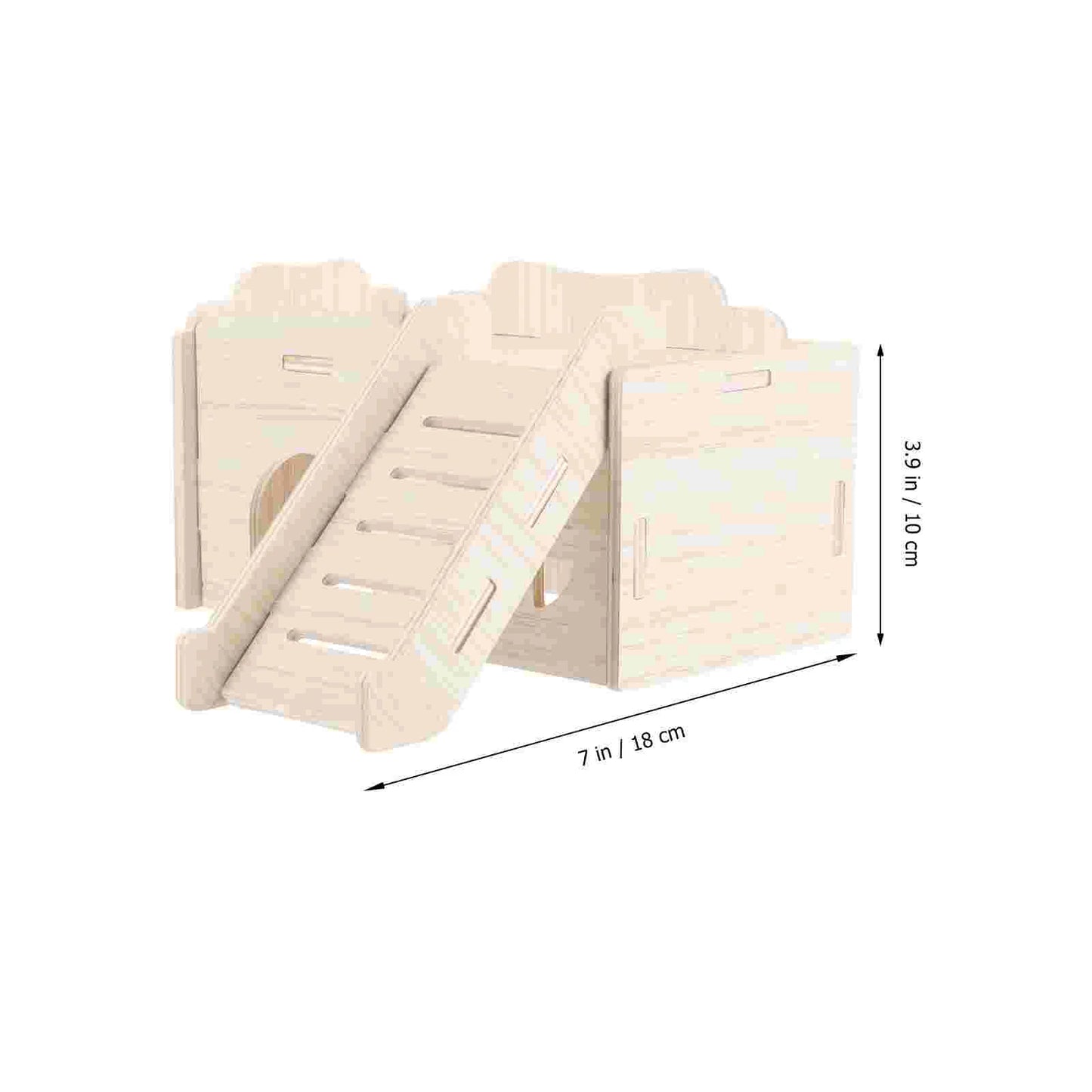 Wooden Hamster Bed Rabbit Toys Bunny Cage Accessories Gerbil Bedding House Hideout Solid Chew Hides Houses and Hideouts