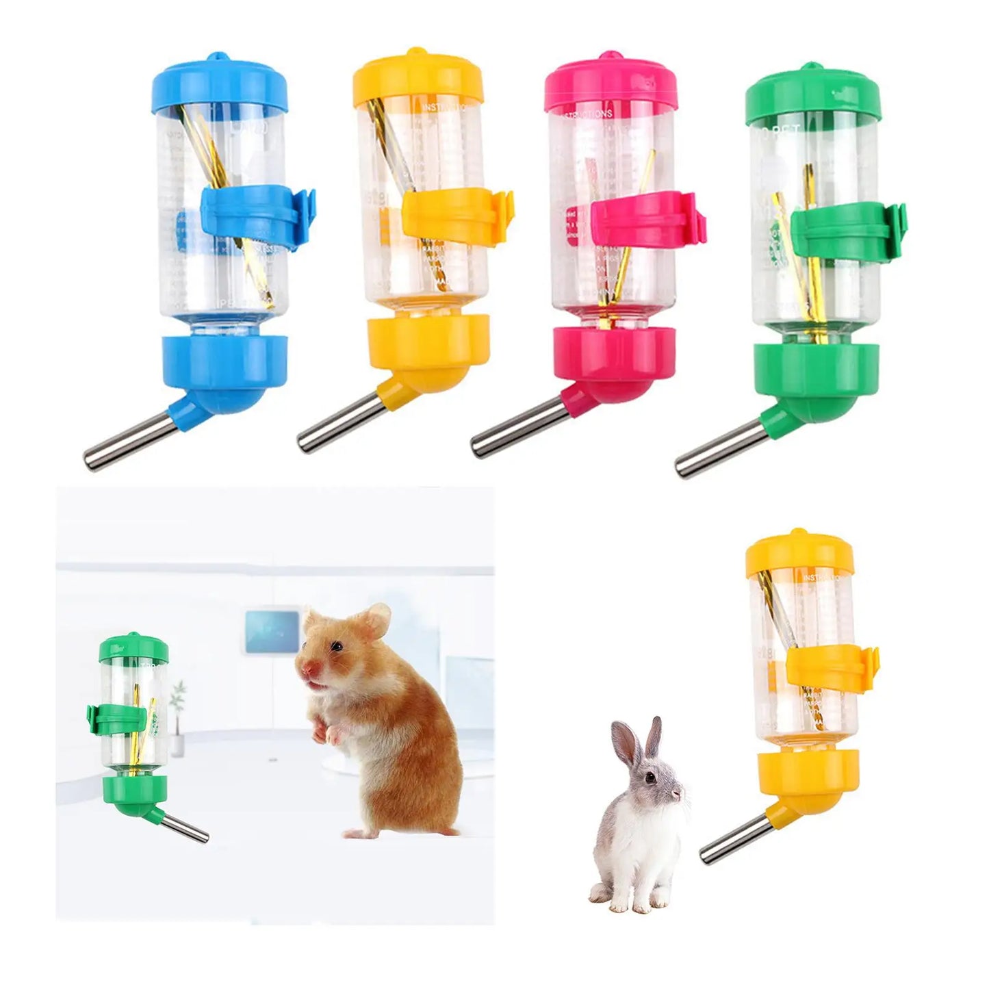 Hamster Cage Drinking Water Bottle Supplies Other Small Animals Pet Automatic Water Feeder for Sugar Gliders Mice Rabbit Birds