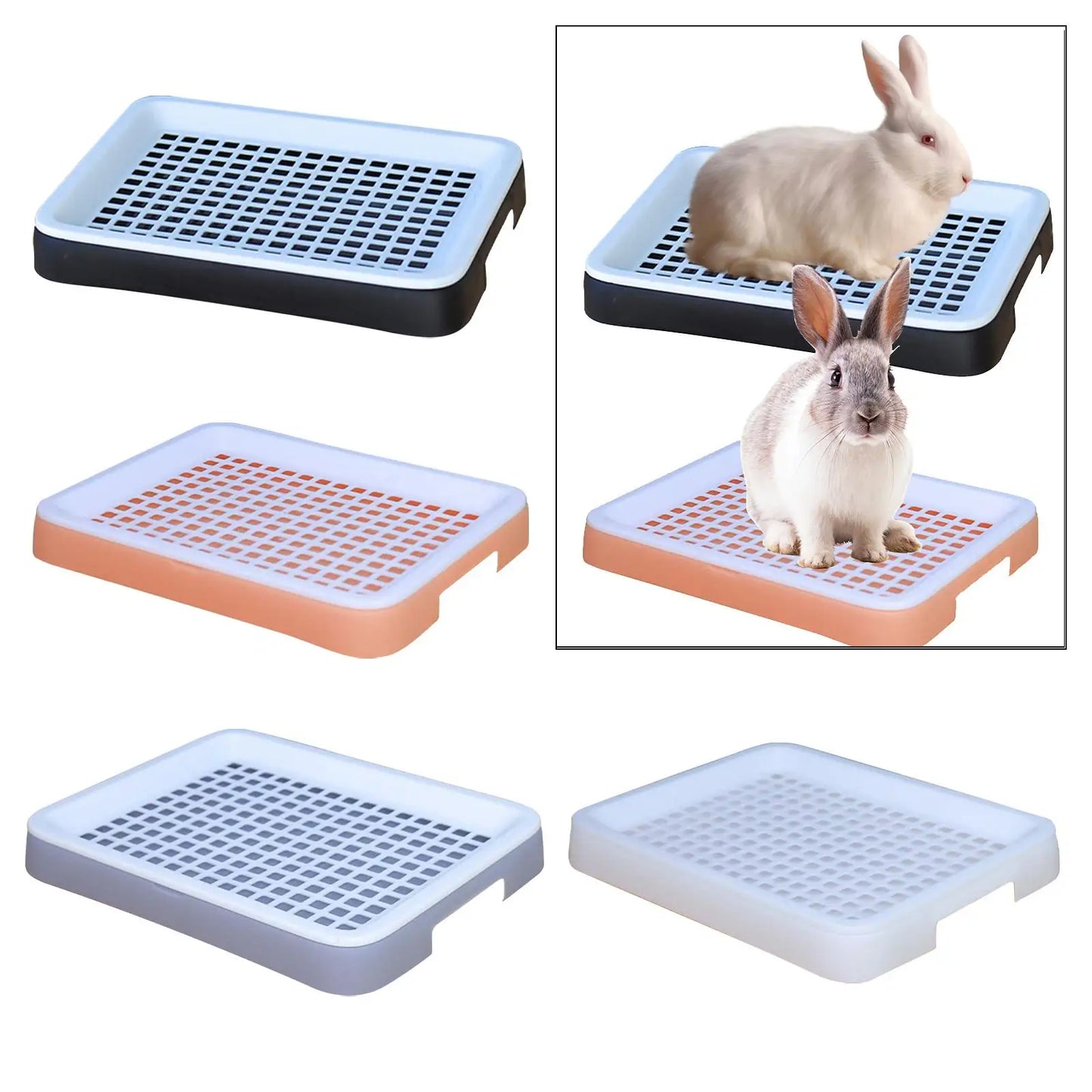 Litter Box Training Pan Cage with Toilet Tray for Birds Pet Supplies