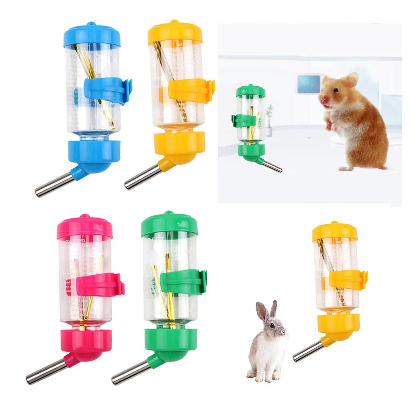 Hamster Cage Drinking Water Bottle Supplies Other Small Animals Pet Automatic Water Feeder for Sugar Gliders Mice Rabbit Birds