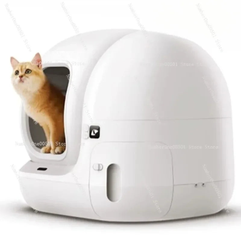 Self Cleaning Litter Box Anti-sand Closed Cats Tray Cat Toilet Automatic Smart APP Remote Sand Box Petkit Litter Box Max for Cat