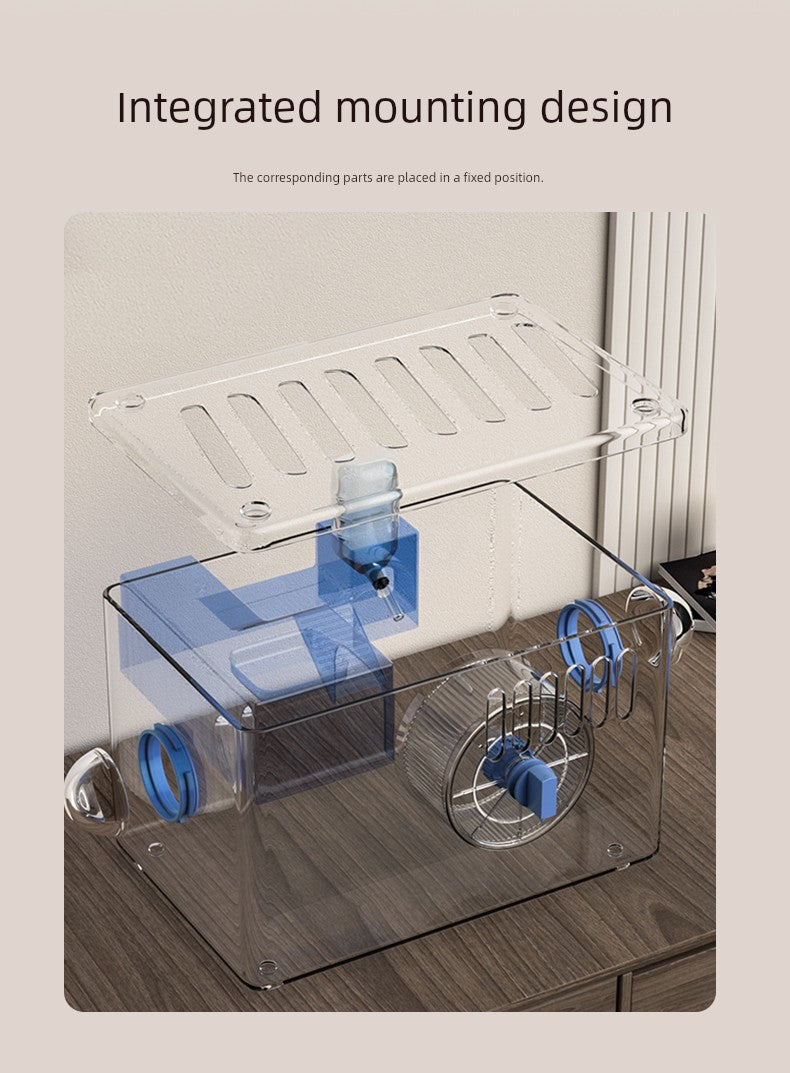 Hamster Luxury House Special Large Space Double-Layer Cage