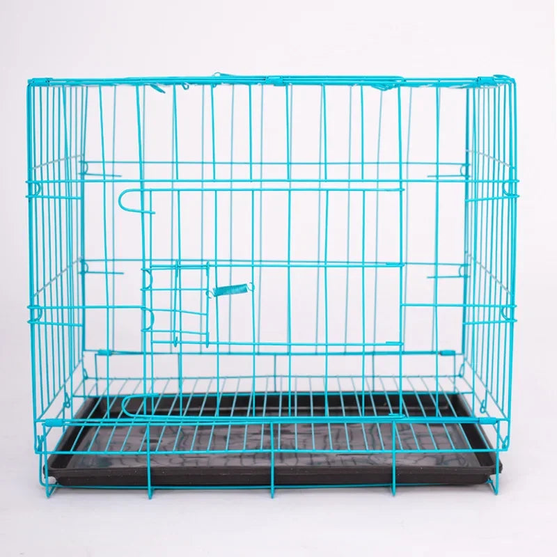 Pet Items  Rabbit Cage Kitten Puppy Cage Pure Metal Foldable Portable Pet Cage Home Bedroom Pet Essential Supplies