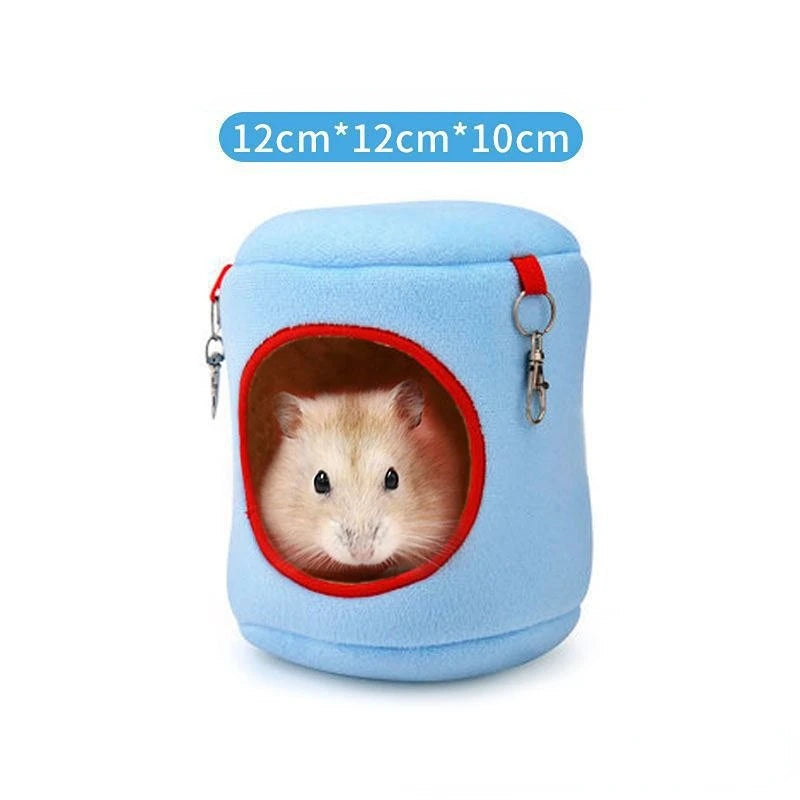 Warm Hamster Nest Hedgehog Yurt Bed Kennels Mouse Chicken Cotton House Small Animal Beds Cave Pet Supplies Rat Nest Beds