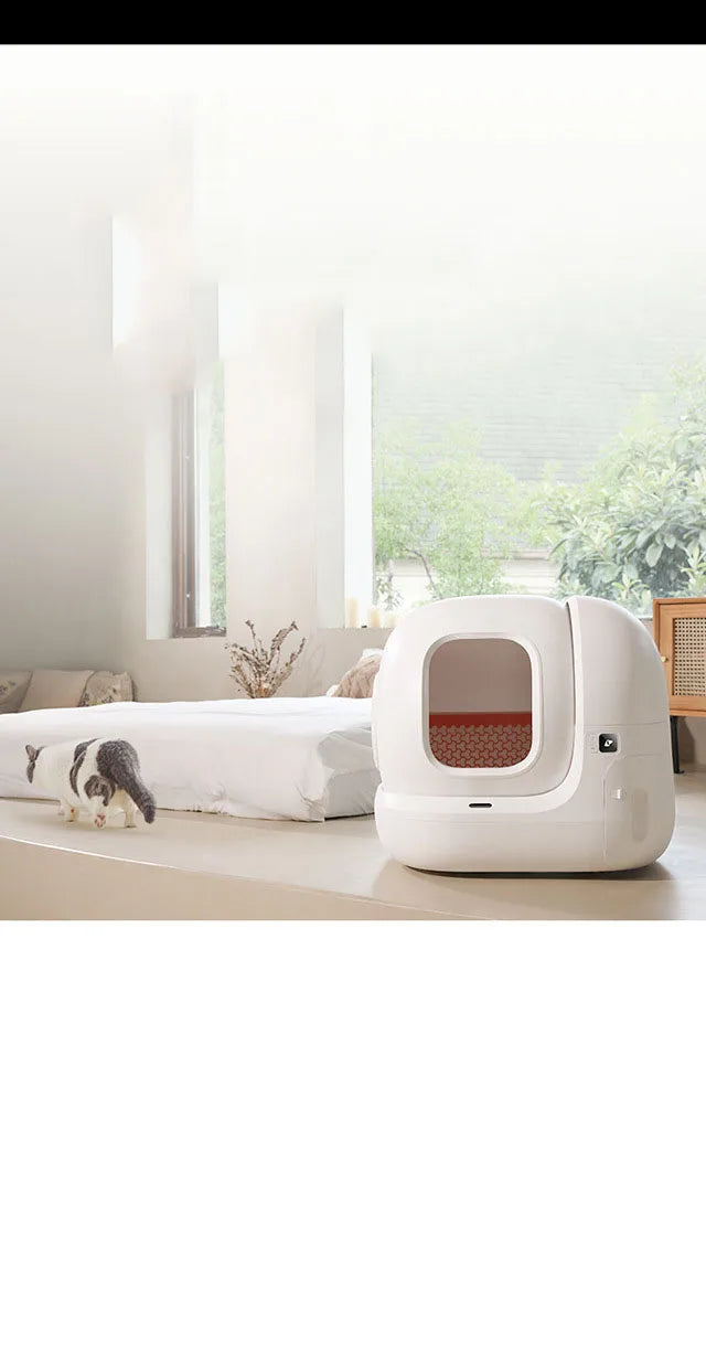 Pet Product Supplier Self-cleaning Cat Toilet Luxury Fully Enclosed Automatic Cat Litter Toilet Box