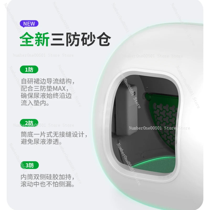 Self Cleaning Litter Box Anti-sand Closed Cats Tray Cat Toilet Automatic Smart APP Remote Sand Box Petkit Litter Box Max for Cat