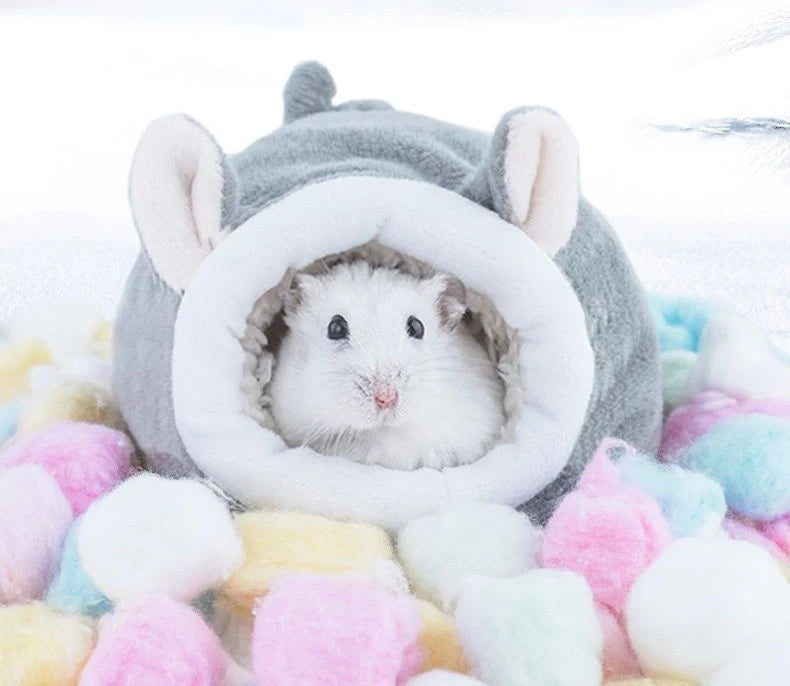 100pcs Colorful Winter Keep Warm Cotton Ball Bedding Small Pet Supplies Hamster Nest Filler Sawdust Hedgehog Guinea Pig Birds