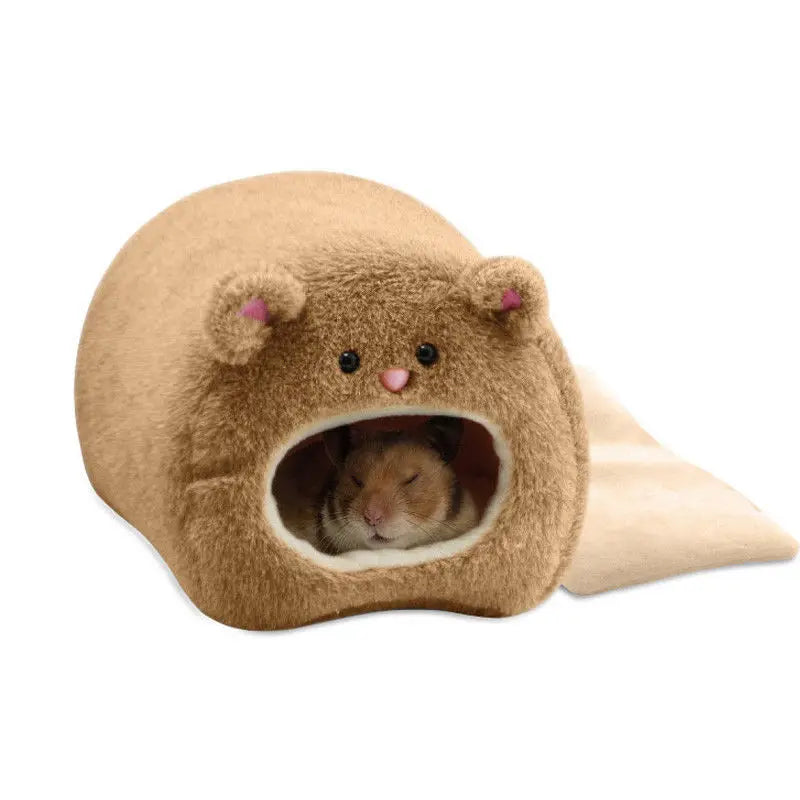 Warm Hamster Nest Hedgehog Yurt Bed Kennels Mouse Chicken Cotton House Small Animal Beds Cave Pet Supplies Rat Nest Beds