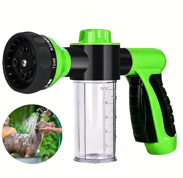 Pet Dog Wash Outdoor, High-Pressure Pet Shower Sprayer Dog Shower Brush And Pet Grooming Comb For Watering Flowers, Car Washing, Pet Bathing