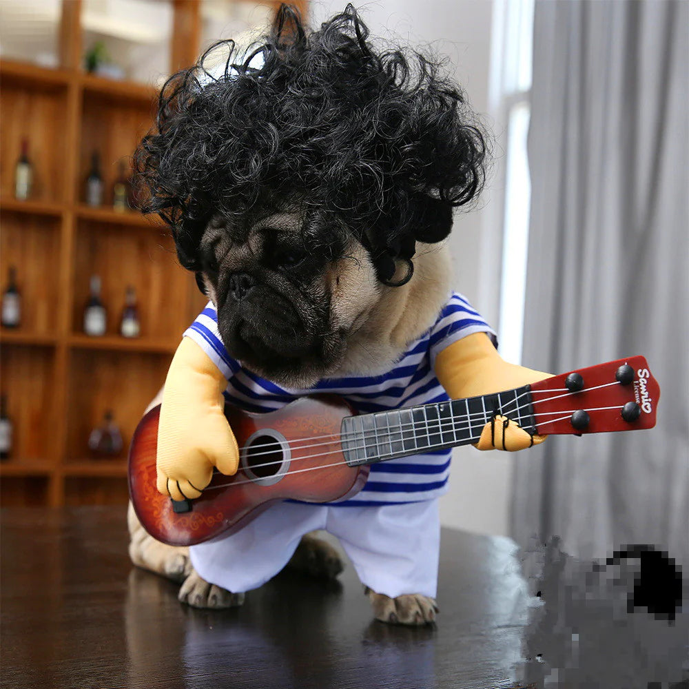 Pet Guitarist Costume