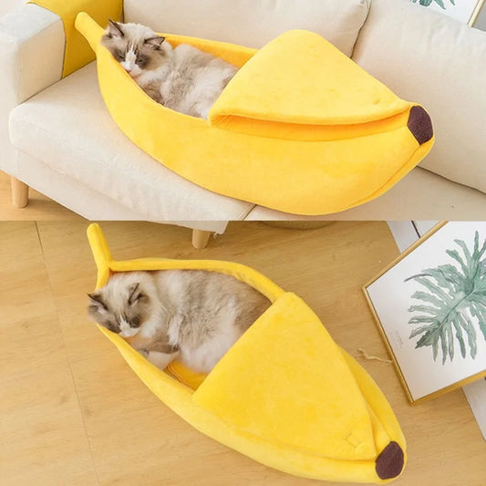 Portable Banana Pet Bed